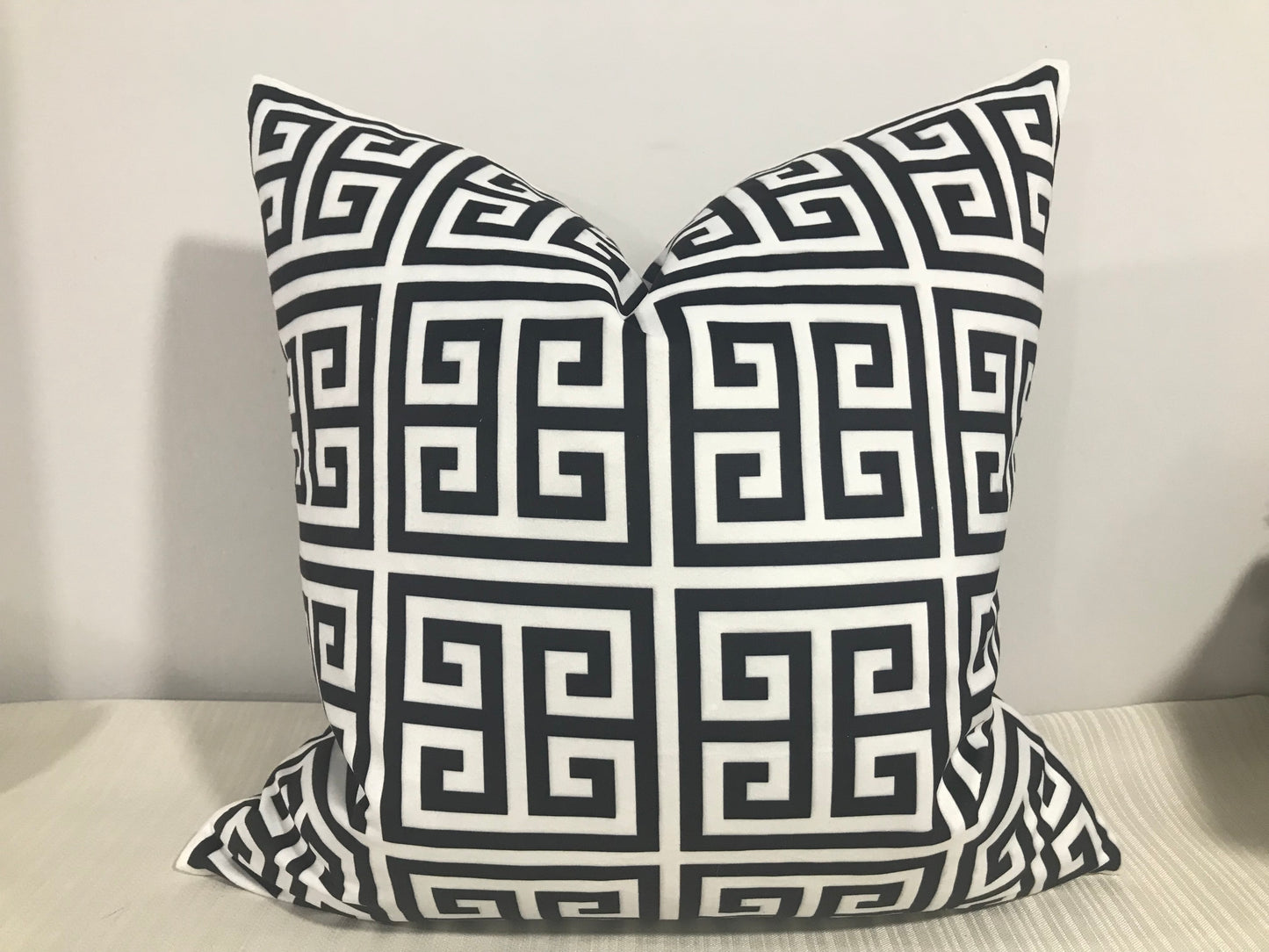 Sun Black and white Pillow - Ready to Ship